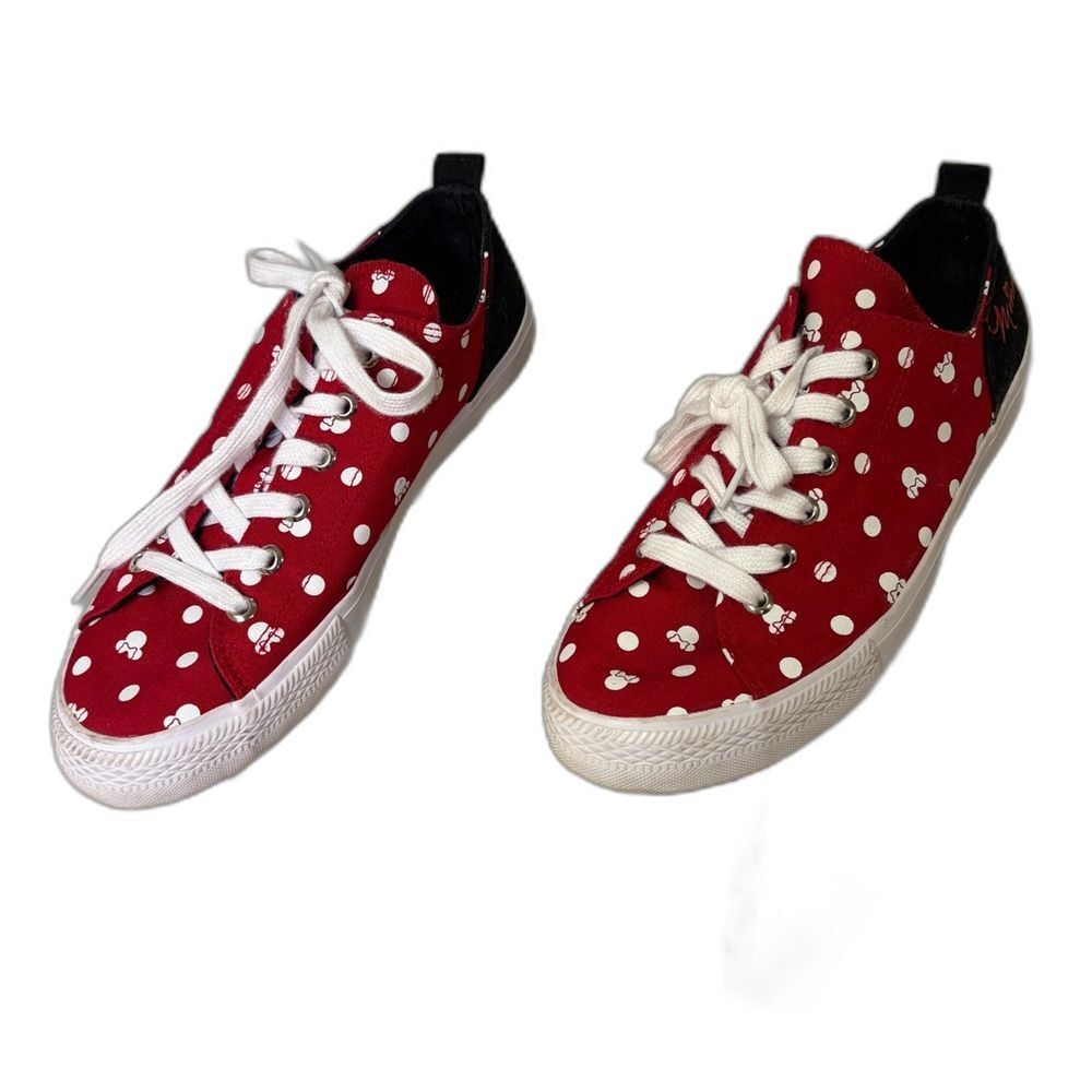 Women's Disney Minnie Mouse Lace-up Sneakers - Size 8.5